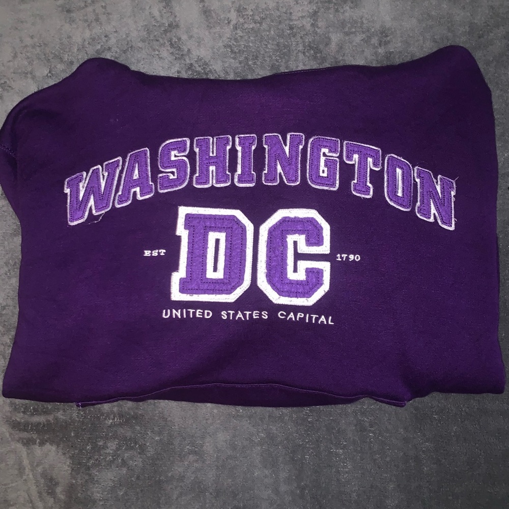 DC Purple Fleece Lined Hoodie